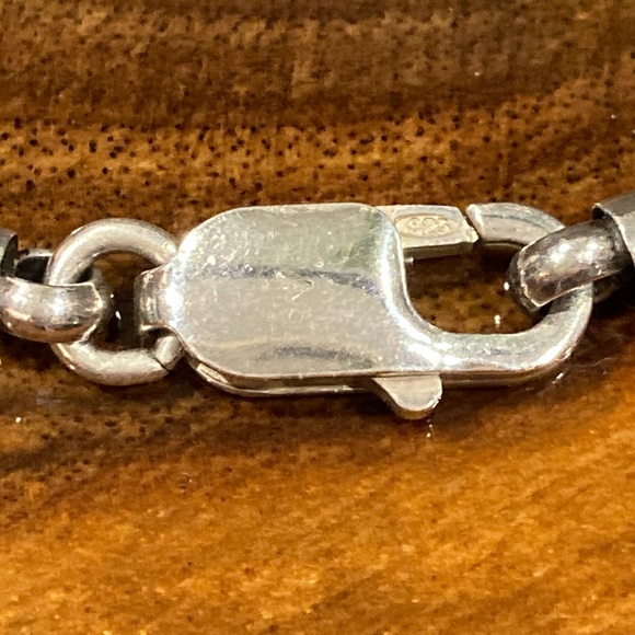 Silpada sterling silver popcorn necklace and hammered silver pendant. - Picture 8 of 15